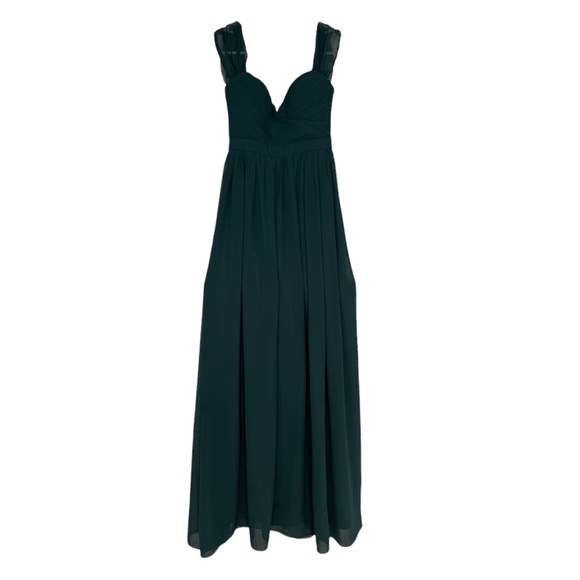 Hunter Green Full Length Dress S ~ NWT - Picture 3 of 9